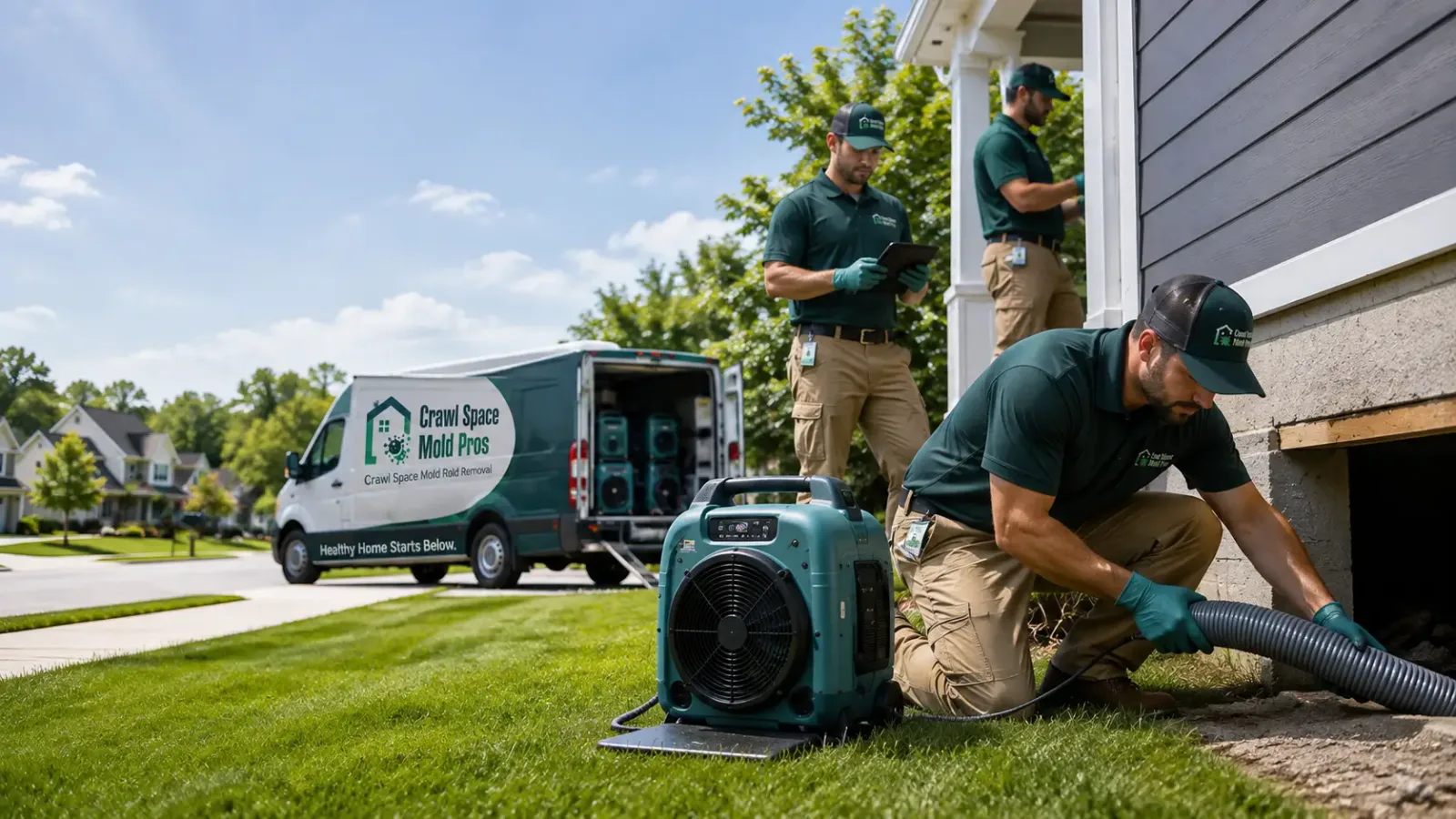 Crawl Space Mold Removal in Oxford, IA